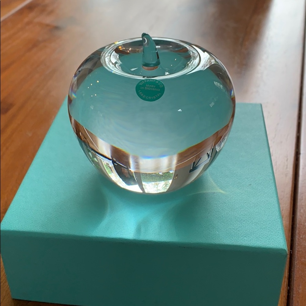 Tiffany & Co Apple Paperweight